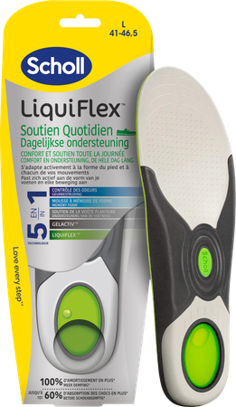Scholl In.zolen Liquiflex Dag.ondersteun.l 1 Paire