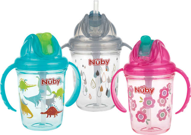 Nuby Flip-it Antilekbeker Uit Tritan 240ml 12m+ 5