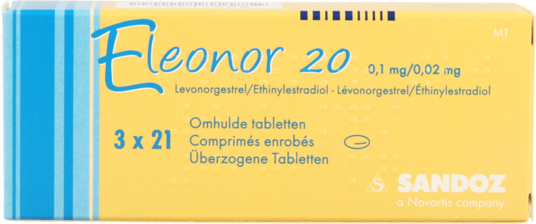 Eleonor 0,1mg/0,02mg Omhulde Tabl 3x21 2