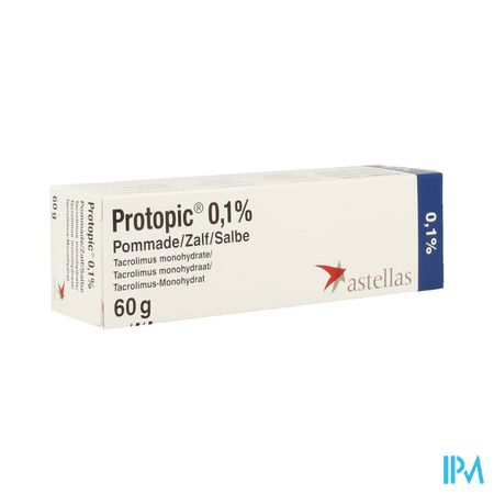 Protopic 0,1 % Pommade-zalf 60g 3