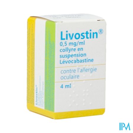 Livostin Pi Pharma 0,5mg/ml Collyre Susp 4ml Pip