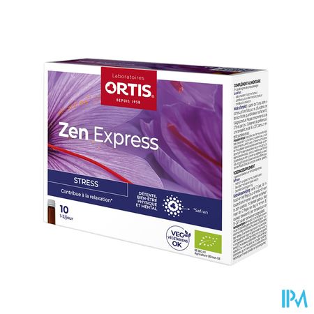 Ortis Zen Express Bio S/alcool 10x15ml