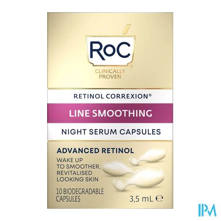 Roc Retinol Correx.line Smooth.night Serum Caps 10 1