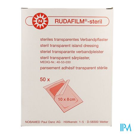 Noba Rudafilm Sterile Transp 10cmx 8cm 50 9280322 1