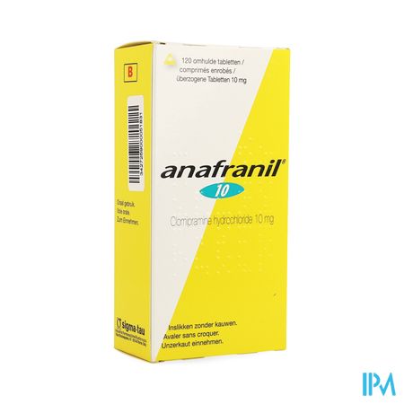 Anafranil 10mg Filmomh Tabl 120 X 10mg 1