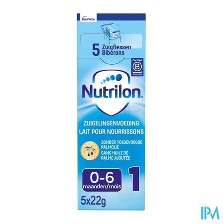 Nutrilon 1 Lait Nourrissons 5x22,9g Rempl.3707106