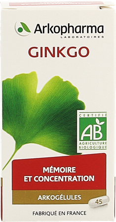 Arkogelules Ginkgo Bio Caps 45 12