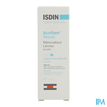 Isdin Acniben Teen Skin Repair Lippen Balsem 10ml 2
