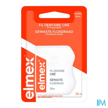 ELMEX® GEWAXTE FLOSDRAAD 50M 3