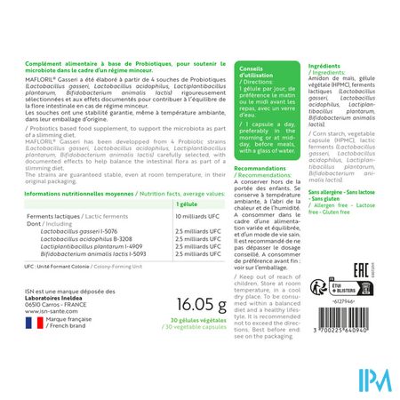 Ineldea Mafloril Gasseri Isn Etui Caps 30 3