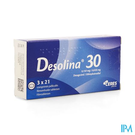 Desolina 30 0,150mg/0,030mg Comp Pell 63