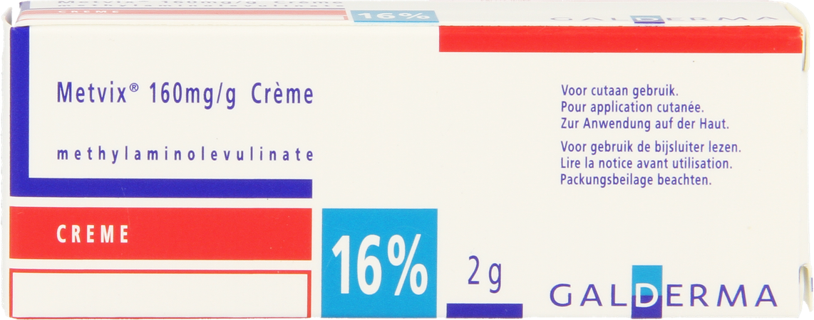 Metvix 160mg/g Creme Tube 2g 3