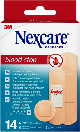 Nexcare 3m Bloodstop Assorted 14 N1714as 1