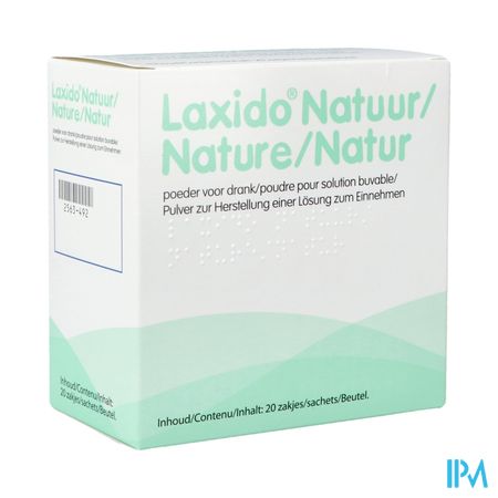 Laxido Natuur Zakjes 20 X 13,7g