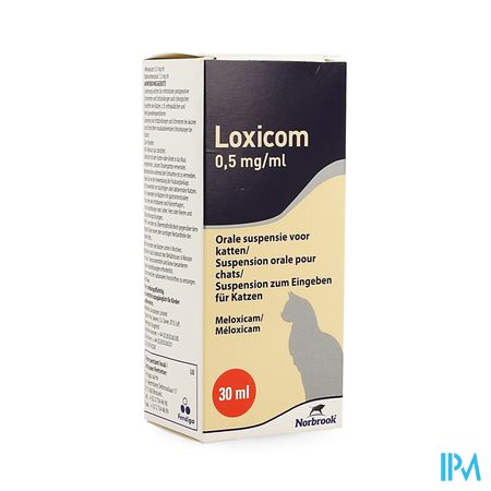 Loxicom 0,5mg/ml Orale Suspensie Kat Fl 30ml