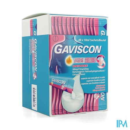 Gaviscon Antiacide-antireflux Susp Buv. Sach 48