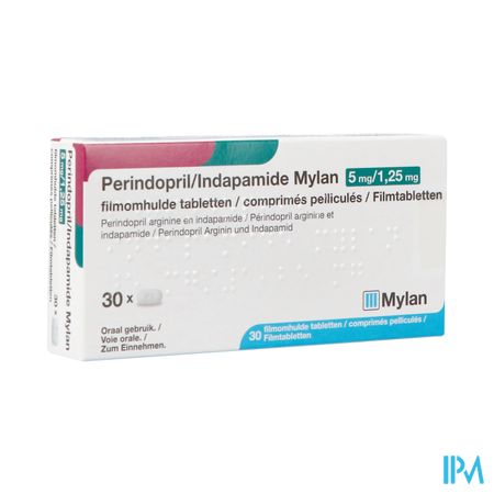 Perindopril/indapamide Viatris 5mg/1,25mg Tabl 30