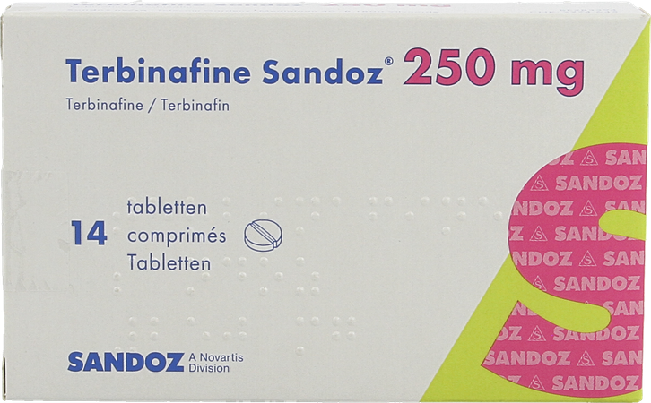 Terbinafine Sandoz Comp 14 X 250mg 1