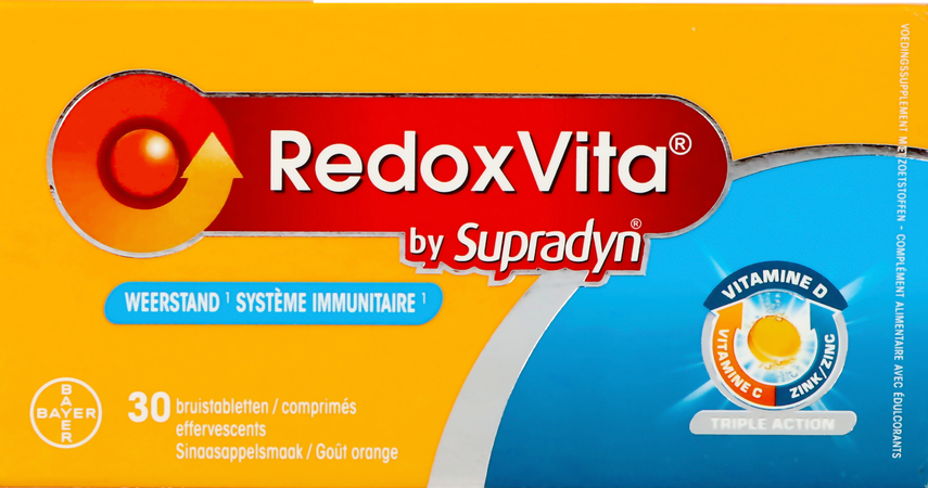 Redoxvita Triple Action Bruistabl 30 3