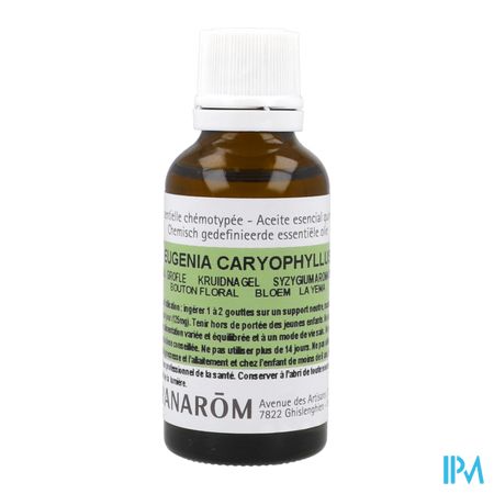 Kruidnagel Ess Olie 30ml Pranarom 4