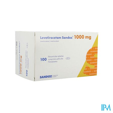 Levetiracetam Sandoz Filmomh Tabl 100 X1000 mg