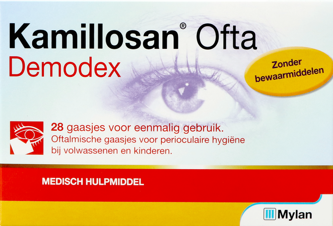 Kamillosan Ofta Demodex Doekjes 28 2