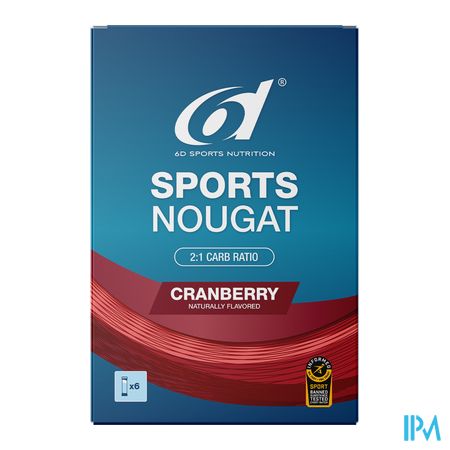 6d Sports Nougat Cranberry 6x35g 1