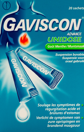 Gaviscon Advance Orale Susp. Munt Ud Zakje 20x10ml 1