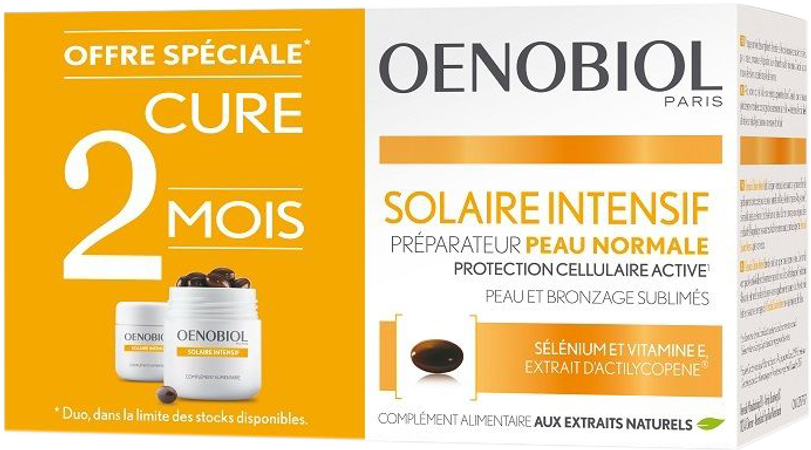 OENOBIOL CURE SOLAIRE INTENSIEF PEAU NORMALE 2X30 CAPS 2
