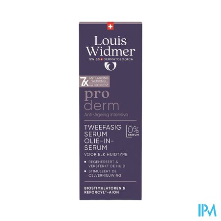 Widmer Proderm Tweefasig Serum Olie-in-serum Zonder Parfum 35ml