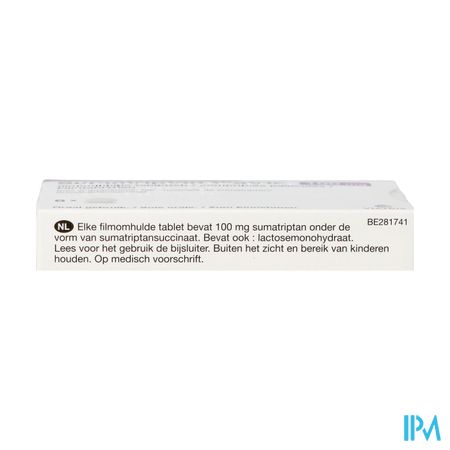 Sumatriptan Viatris 100mg Tabl 6 3