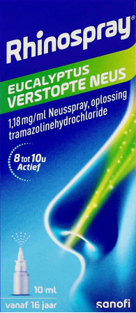 Rhinospray+eucal.verst.neus 1,18mg/ml Neusspr 10ml 3