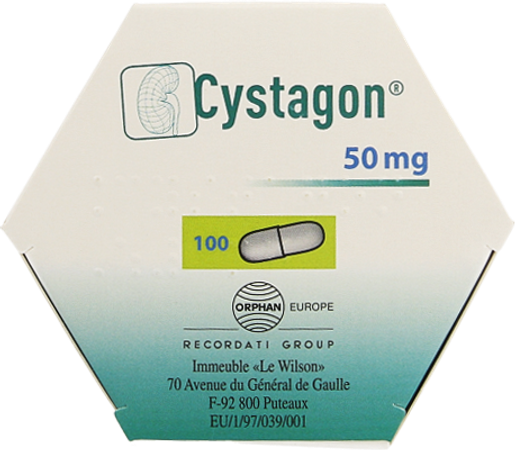 Cystagon Caps 100 X 50mg 1