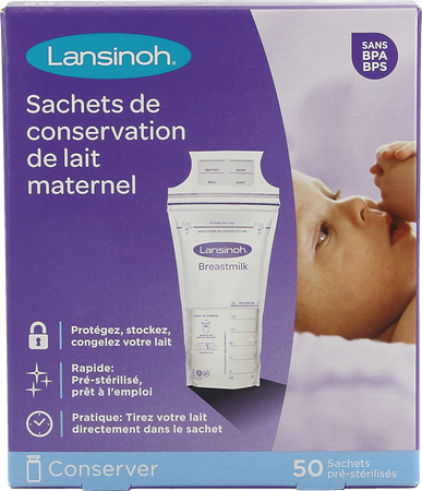 Lansinoh Sachet Conservation Lait Maternel50 40056 6