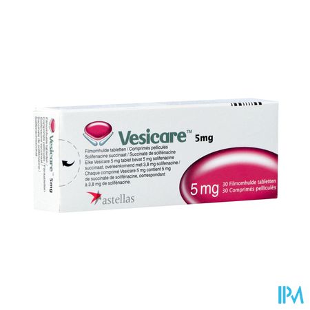 Vesicare Tabl 30 X 5mg