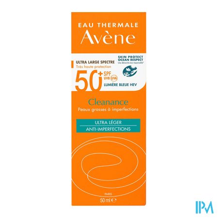 Avene Sol Spf50+ Cleanance 50ml