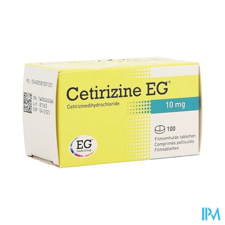 Cetirizine EG Comp 100X10Mg