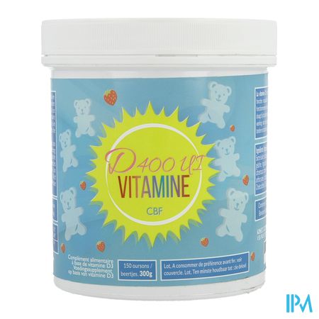 Vitamine D Cbf 400ie Beertje Aardbei 150