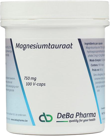 mg Taurate V-caps 100x750mg Deba 1