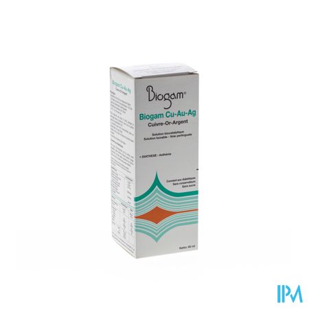 Biogam Cu-au-ag Fl 60ml