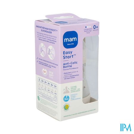 Mam Zuigfles Easy Start A/colic Matt Uni 160ml