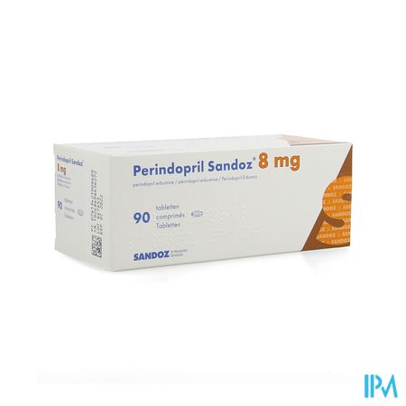 Perindopril Sandoz 8mg Sandoz Comp 90 X 8mg