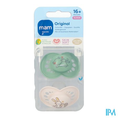 Mam Sucette Original Pure Silicone 16m+ Unisexe 4