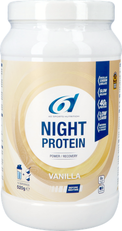 6d Night Protein Vanilla 520g 3
