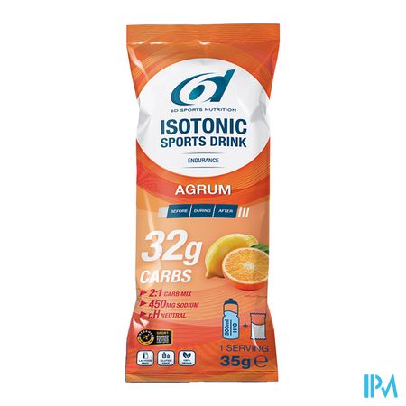 6d Isotonic Sports Drink Agrum Pdr Zakje 14x35g 3