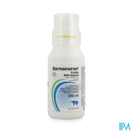 Sarnacuran Cattle 500mg/ml Emuls Sol Cut. 250ml