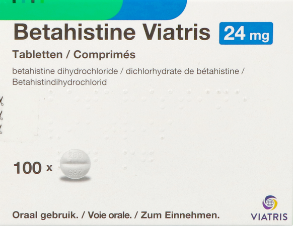 Betahistine Viatris 24mg Tabl 100 2