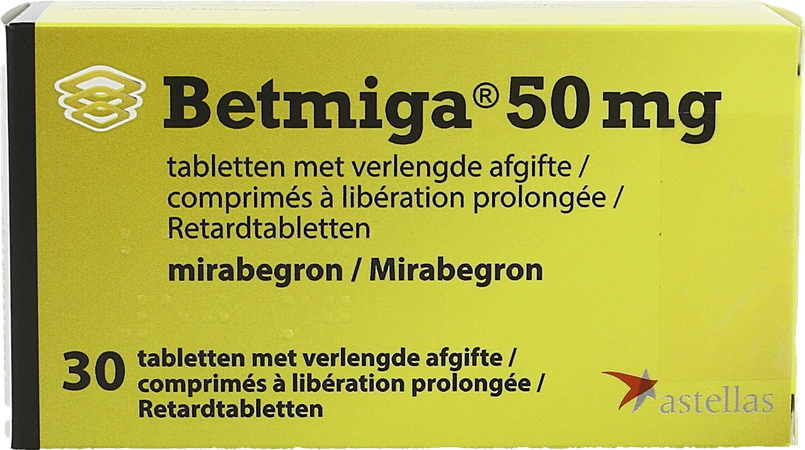 Betmiga Abacus 50mg Verlengde Afgifte Tabl 30 1