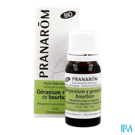 Geranium Bourbon Bio Ess Olie 10ml Pranarom 4