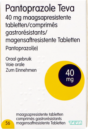 Pantoprazole Teva 40mg Maagsapresist Comp 56 Fl 3